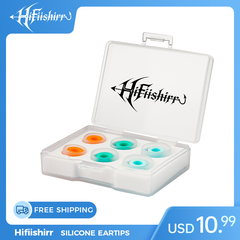 Silicone Ear Tip Replacement - 하이피쉬 캔디 컬러 실리콘 이어팁 3쌍