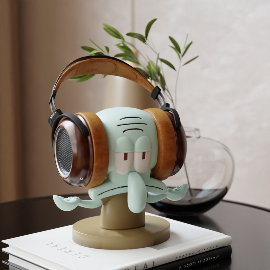 Headphone Stand Desk - 스폰지밥 스퀴드워드 만화 헤드폰 스탠드 데스크탑