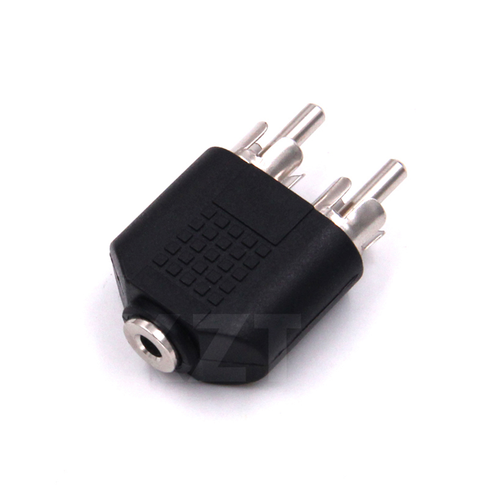 Earphone Splitter Jack - 3.5mm 스테레오 남성형 커넥터에서 2 RCA