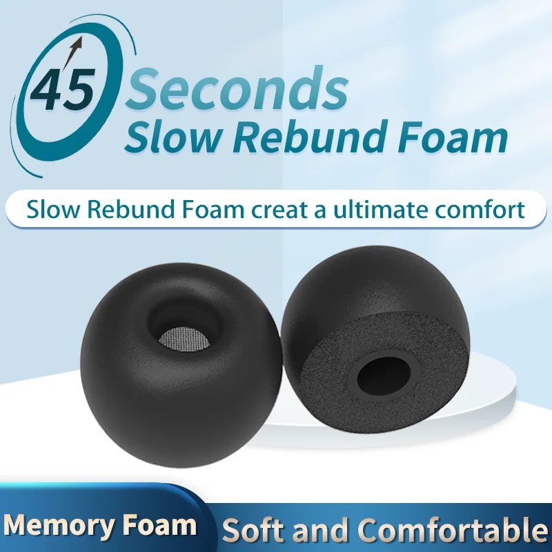 Earphone Foam Tip - 부드러운 메모리 폼 이어폰 팁 소음