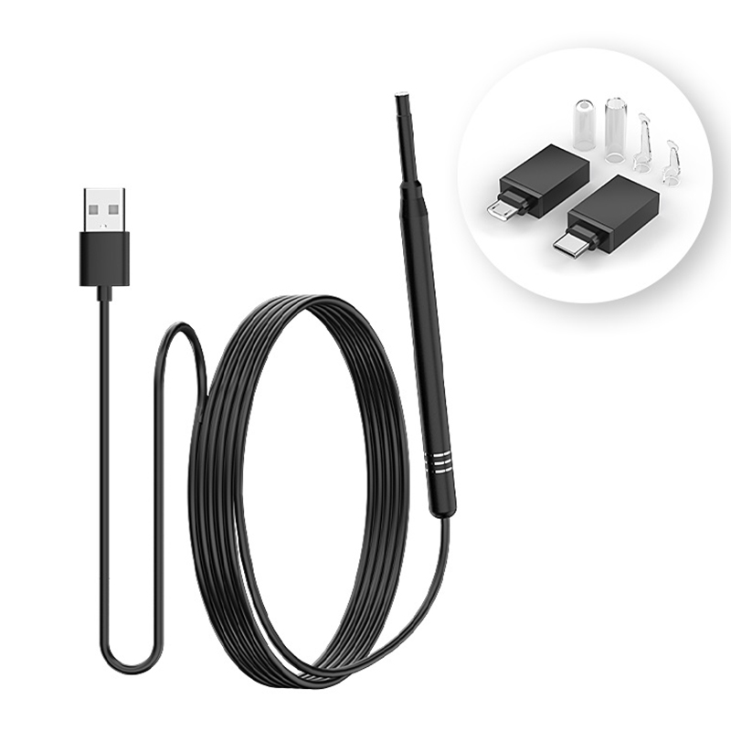 Usb C Earphone - 귀 청소 내시경 카메라 3in1 마이크로