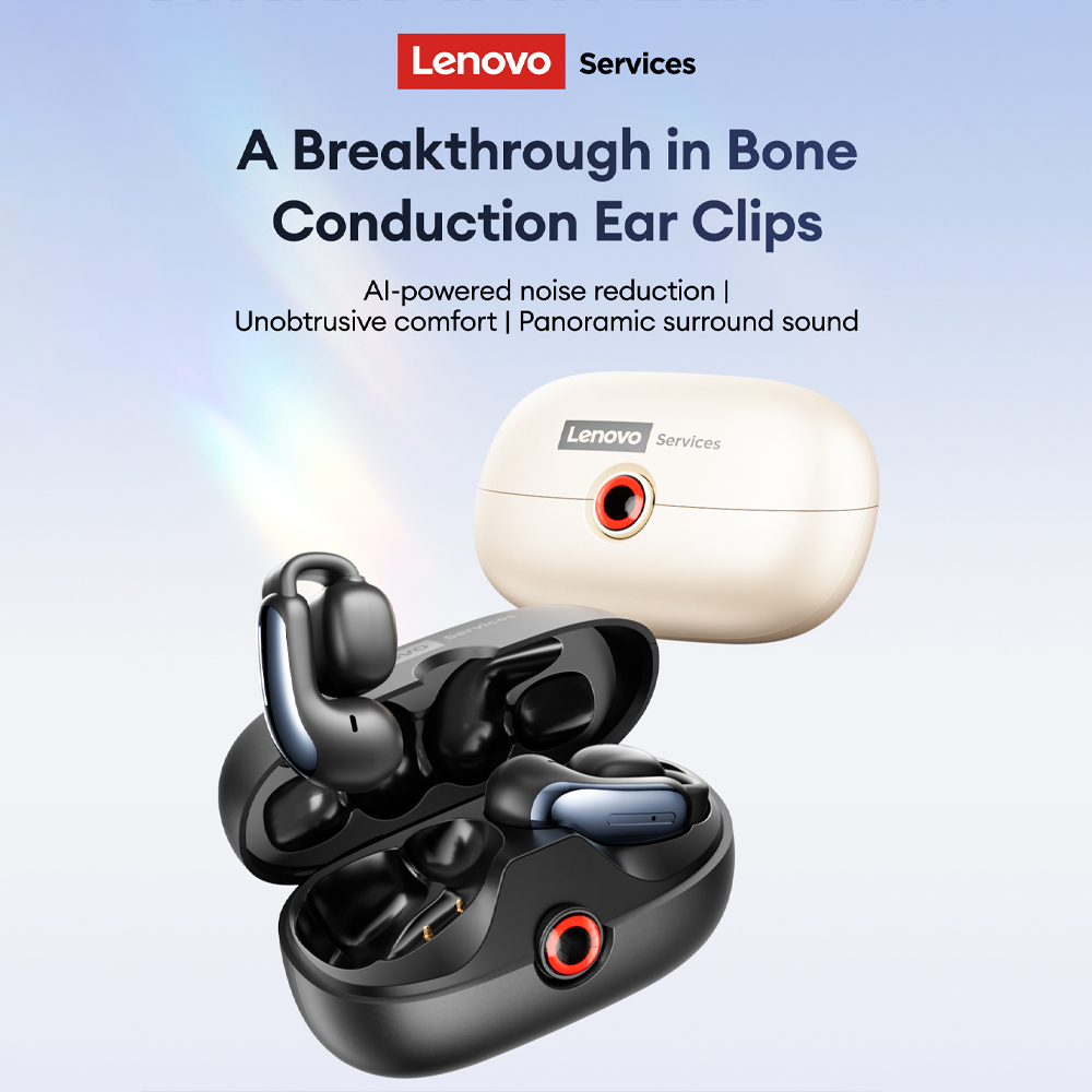 레노버 LES-108 골전도 TWS 이어 클립 이어폰  - Wireless Earbuds Tws 리뷰 및 가격