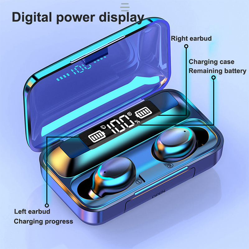 2026 F9 무선 이어폰 LED 디스플레이 바이노럴  - Bluetooth Headset On Ear 리뷰 및 가격