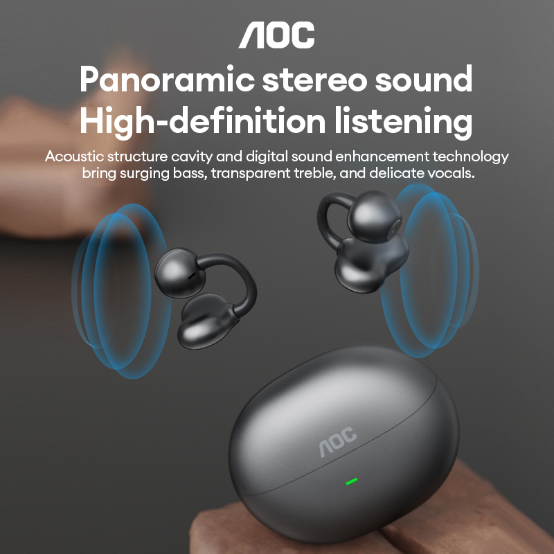AOC ACD2544 무선 블루투스 이어클립 이어버드  - Wired Earphone Mic 리뷰 및 가격