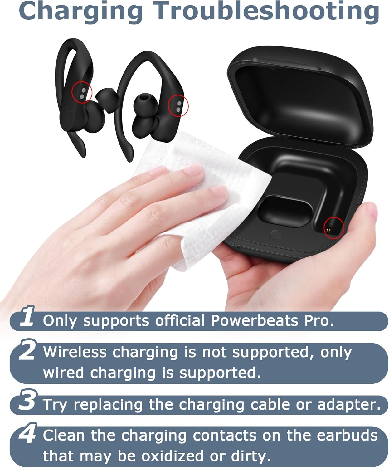 Beats Powerbeats Pro 이어버드용 교체용 - Earbuds Charging Case 리뷰 및 가격
