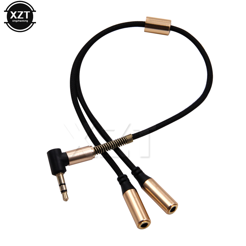 3.5mm 1 ~ 2 오디오 Aux Y 분배기 케이블  - Earphone Splitter Jack 리뷰 및 가격