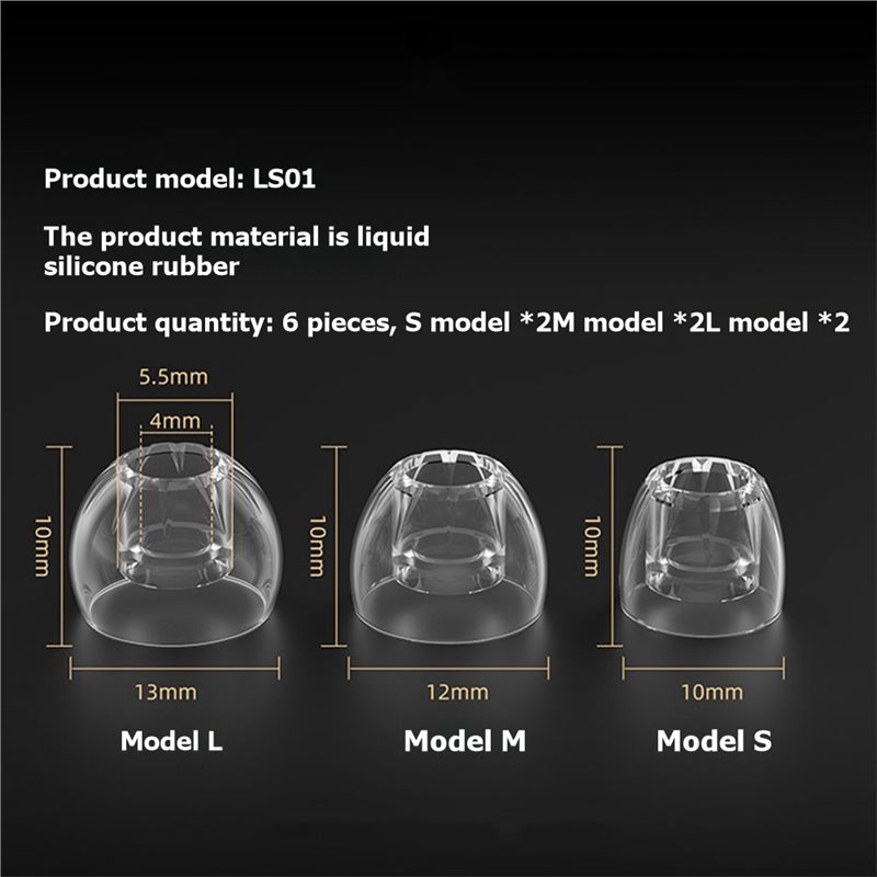 KZ LS01용 A23F-실리콘 이어팁, 고탄성 이어폰 - Silicone Ear Tip Replacement 리뷰 및 가격