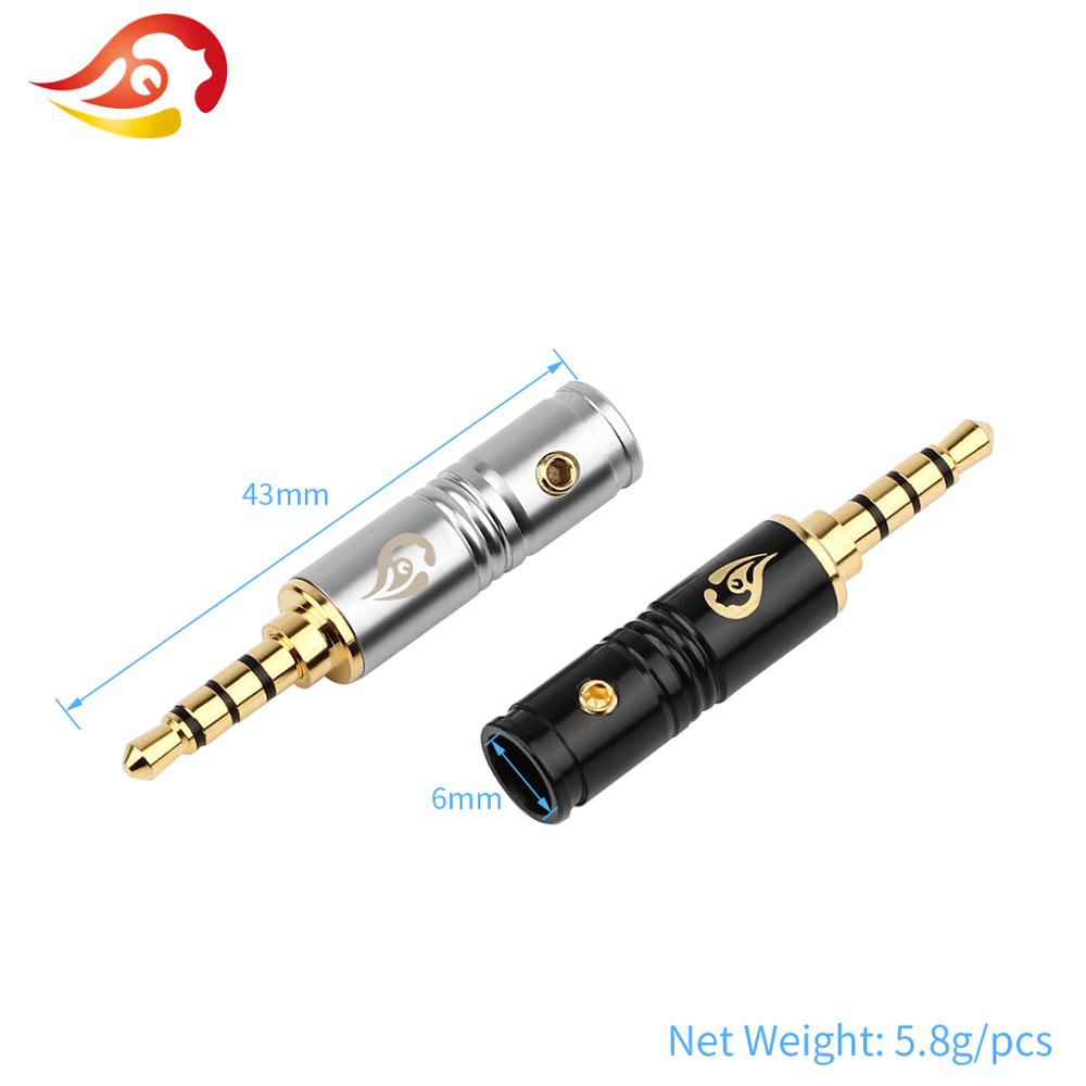 QYFANG 오디오 잭 3/4 극 스테레오 이어폰 플러 - Audiophile Headphone Wired 리뷰 및 가격