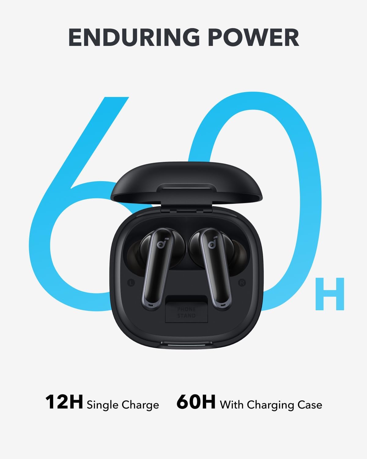 어댑티브 노이즈 캔슬링 이어버드, 60시간 재생, 2- - Earbuds Charging Case 리뷰 및 가격