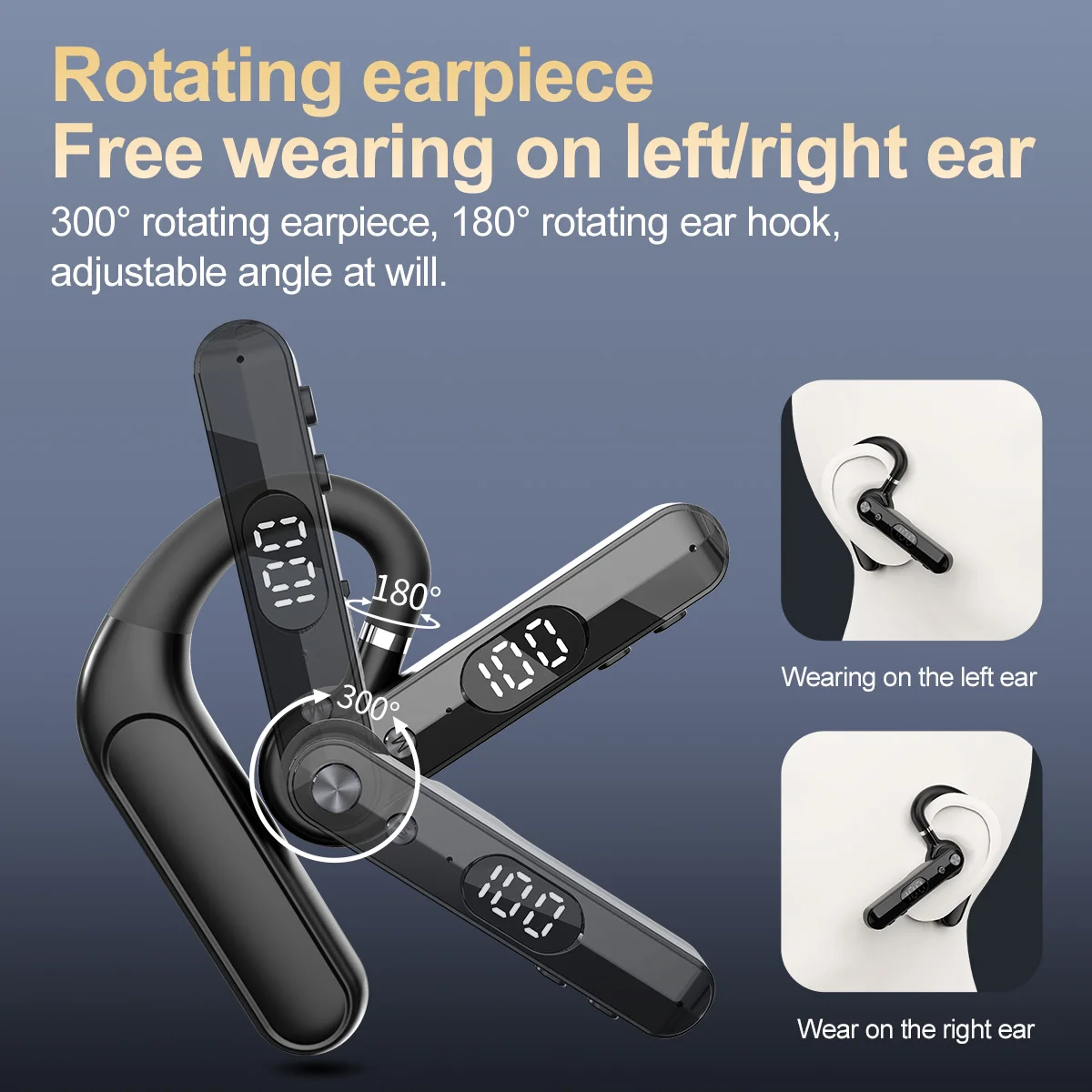 마이크가 장착된 무선 블루투스 헤드폰 이어폰 AI 지능 - Bluetooth Headset On Ear 리뷰 및 가격