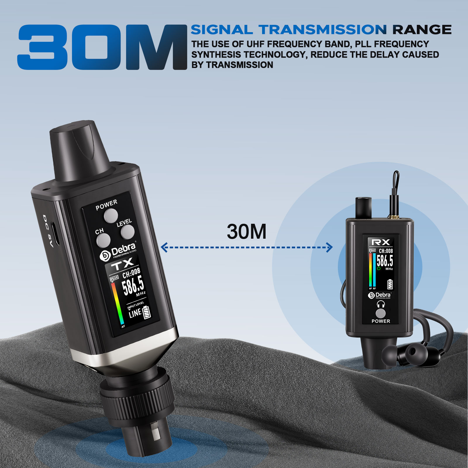 데브라 오디오 UHF 스테레오 IEM EMX-1 무선  - In Ear Monitor Iem 리뷰 및 가격