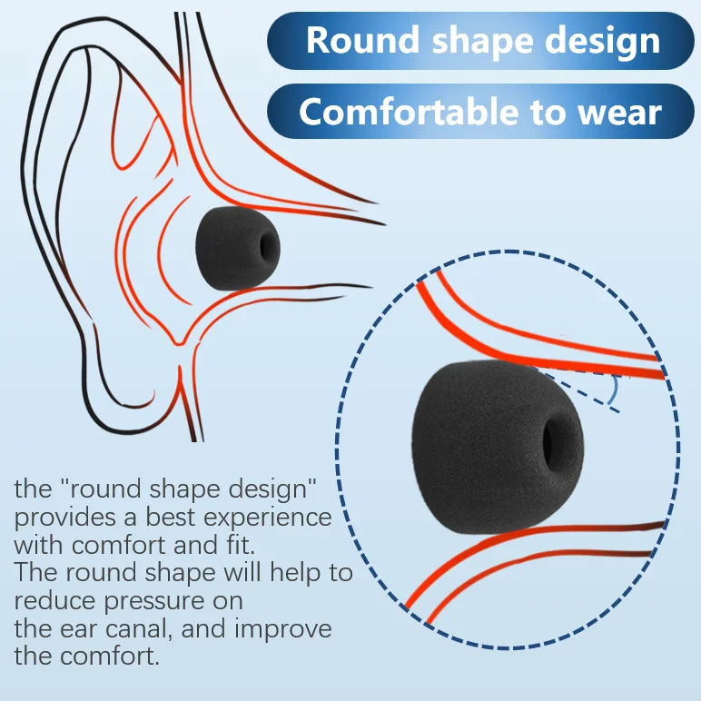 부드러운 메모리 폼 이어폰 팁 소음 차단 편안한 메모리 - Earphone Foam Tip 리뷰 및 가격
