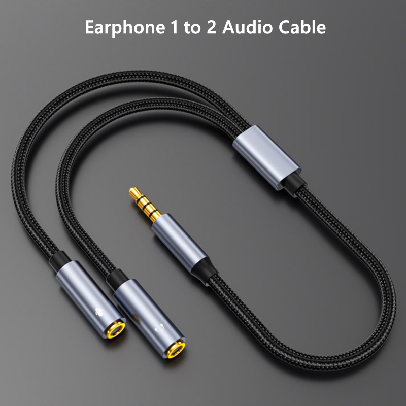 3.5mm 잭 Aux 오디오 케이블 남성-여성 1-2  - Earphone Splitter Jack 리뷰 및 가격