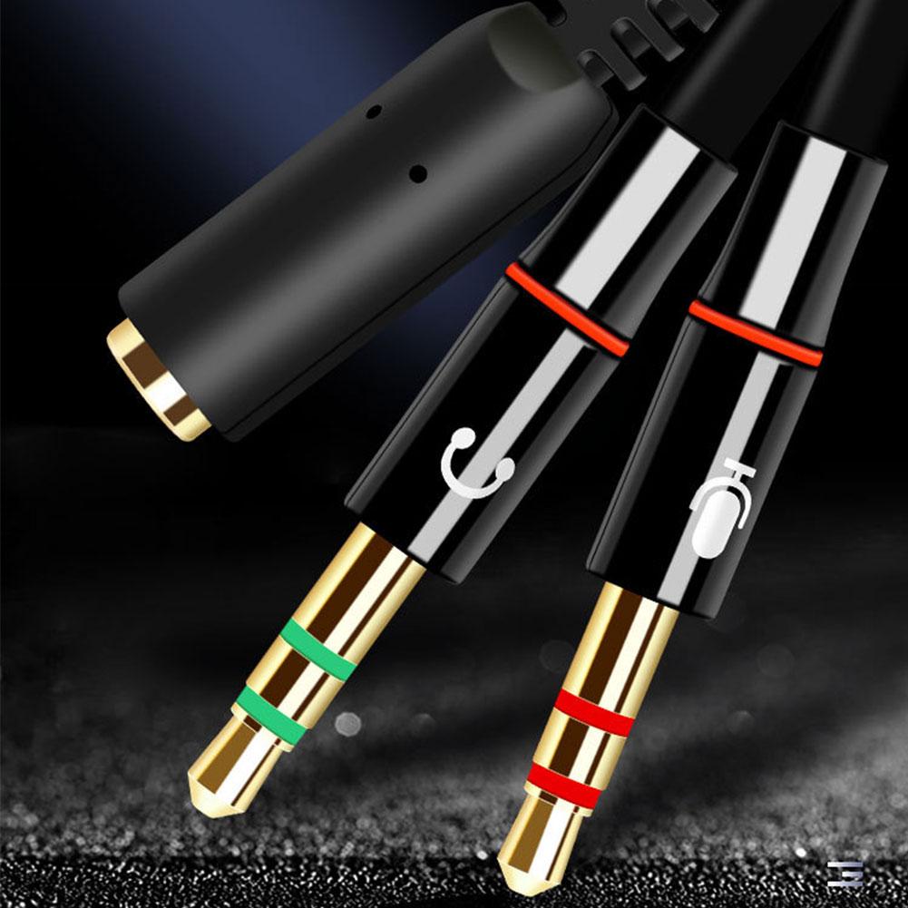 컴퓨터용 헤드폰 마이크 오디오 컨버터 분배기 3.5mm - Audio Splitter Y 리뷰 및 가격